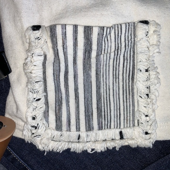 Anthropologie Eva Franco Pocket T-Shirt Tan SizeXS - Picture 3 of 15